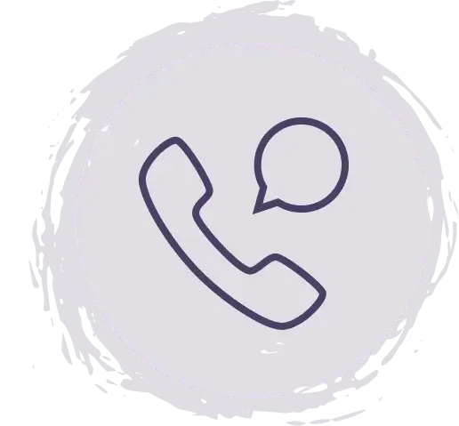Phone and chat icon
